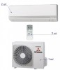 Мульти сплит система на 2 комнаты Mitsubishi Heavy SCM40ZS-S/SKM20ZSP-S*2шт
