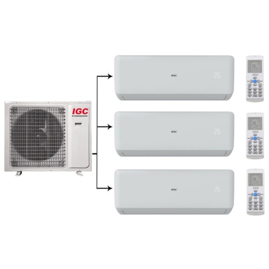 Мульти сплит-система на 3 комнаты IGC RAM3-X21UNH/RAK-X07NH*3шт