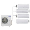 Мульти сплит-система на 4 комнаты General Climate GU-M4E36H1/GC-ME07HRI*4шт