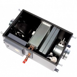 Компактная приточная установка с водяным калорифером Minibox W-1050-1/24kW/G4 Zentec
