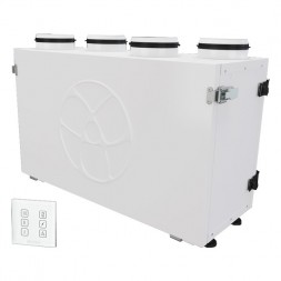 Приточно-вытяжная вентиляционная установка 500 Blauberg KOMFORT Ultra EC S2 300-H S14 white