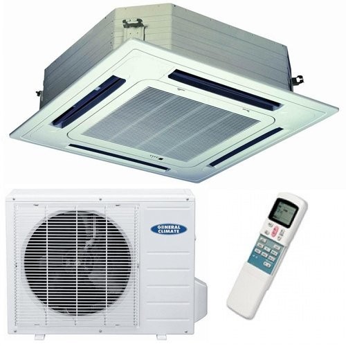 Кассетный кондиционер General Climate GC/GU-4C12HRN1 compact