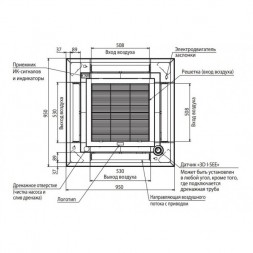 Панель с датчиком Mitsubishi Electric PLP-6EAER