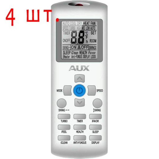 Мульти сплит-система на 4 комнаты AUX AM4-H36/4DR1/AMWM-H07\4R1*4шт