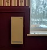 Бытовая приточно-вытяжная вентиляционная установка Vakio WINDOW SMART Бежевое сияние