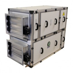 Приточно-вытяжная вентиляционная установка MIRAVENT ПВВУ GR EC – 1350 W (с водяным калорифером)