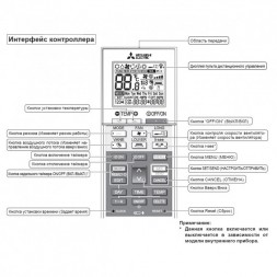 Беспроводной пульт управления Mitsubishi Electric PAR-SL100A-E
